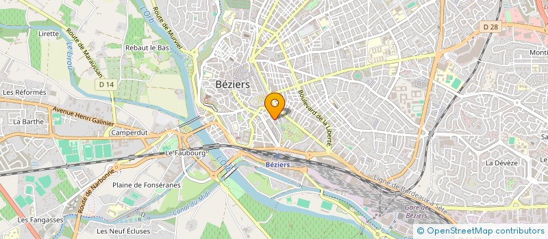 localisation de l'entreprise RENOV GLOBAL 34 à BEZIERS