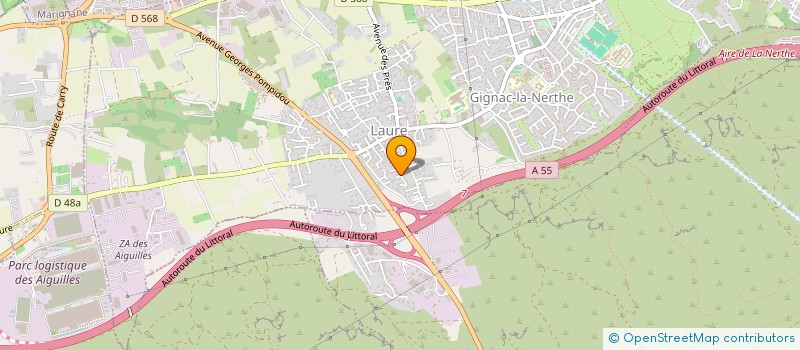 localisation de l'entreprise RENOV GRAND SUD à GIGNAC-LA-NERTHE