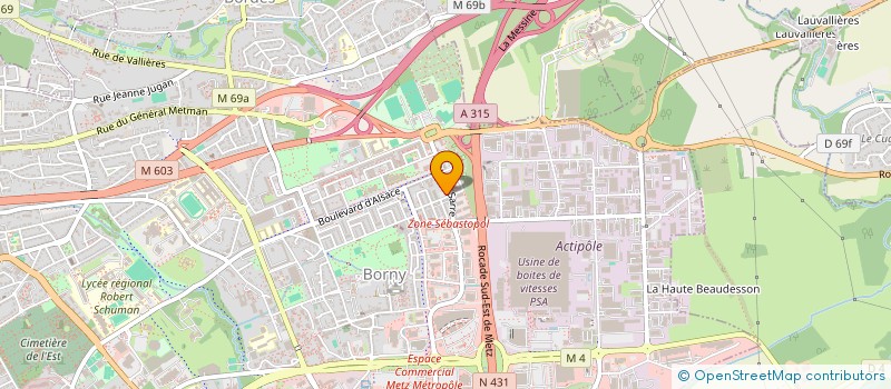 localisation de l'entreprise RENOV HA  METZ