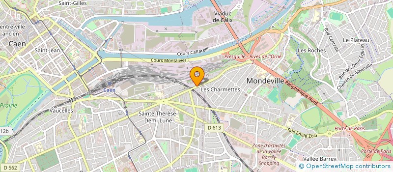 localisation de l'entreprise RENOV'HABITAT à CAEN