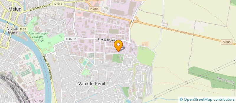 localisation de l'entreprise RENOV'HABITAT à VAUX-LE-PENIL