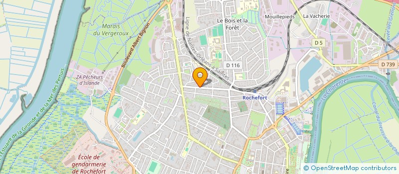 localisation de l'entreprise RENOV'HABITAT  ROCHEFORT