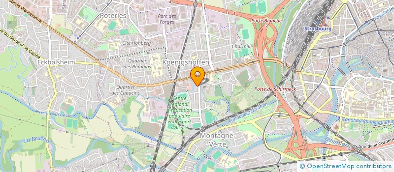 localisation de l'entreprise RENOV HABITAT à STRASBOURG