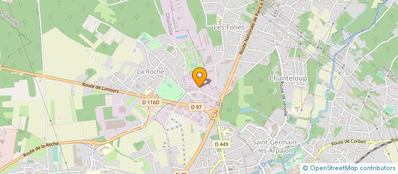 localisation de l'entreprise RENOV HABITAT 91 à ARPAJON