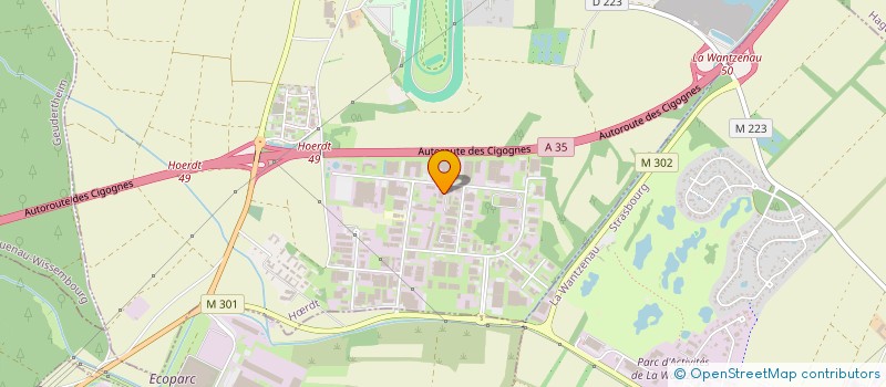 localisation de l'entreprise RENOV' HABITAT ALSACE SARL  HRDT