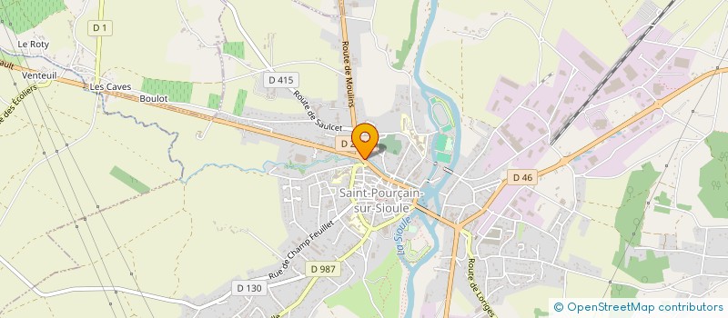 localisation de l'entreprise RENOV HABITAT AUVERGNE  SAINT-POURCAIN-SUR-SIOULE