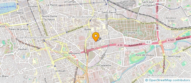 localisation de l'entreprise RENOV'HABITAT CONCEPT  MARSEILLE