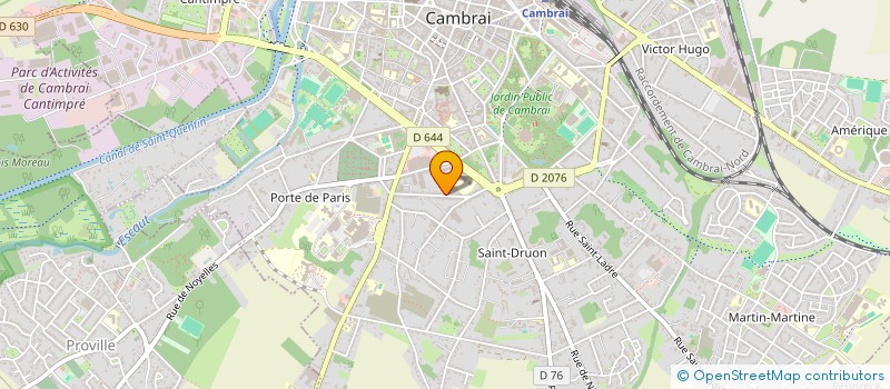 localisation de l'entreprise RENOV'HABITAT & ENERGIE DES HAUTS-DE-FRANCE à CAMBRAI