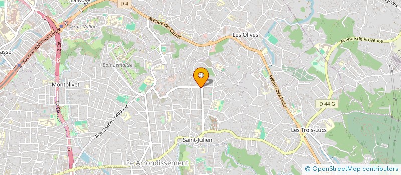 localisation de l'entreprise RENOV HABITAT ET CONSTRUCTIONS  MARSEILLE