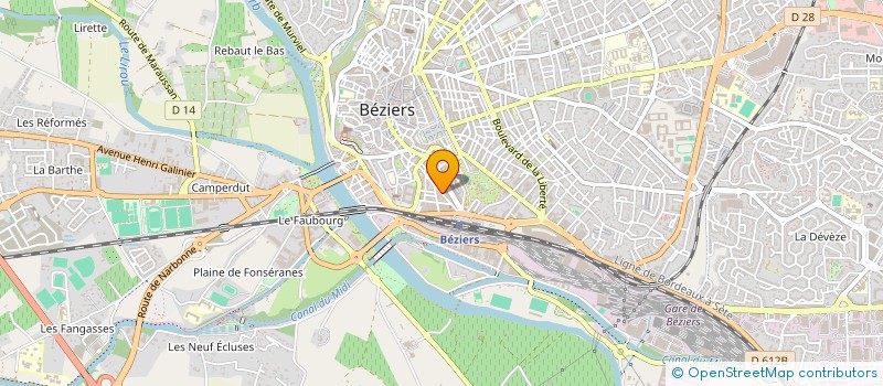 localisation de l'entreprise RENOV HABITAT PLUS  BEZIERS