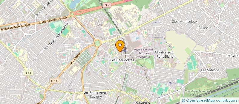 localisation de l'entreprise RENOV HABITAT SOCIAL à SEVRAN