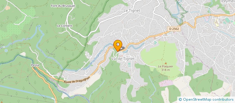 localisation de l'entreprise RENOV'HOME à LE TIGNET