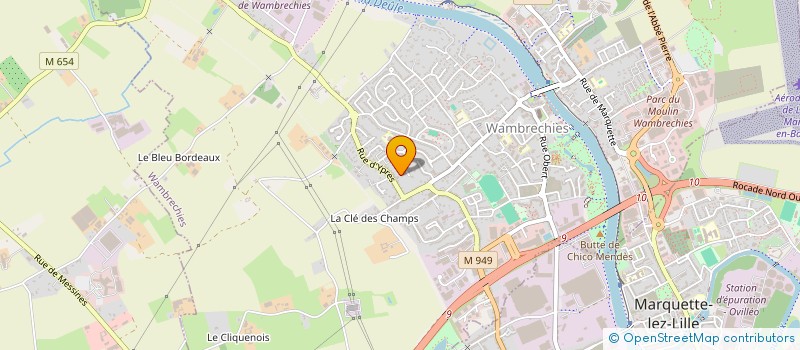 localisation de l'entreprise RENOV'HOME à WAMBRECHIES