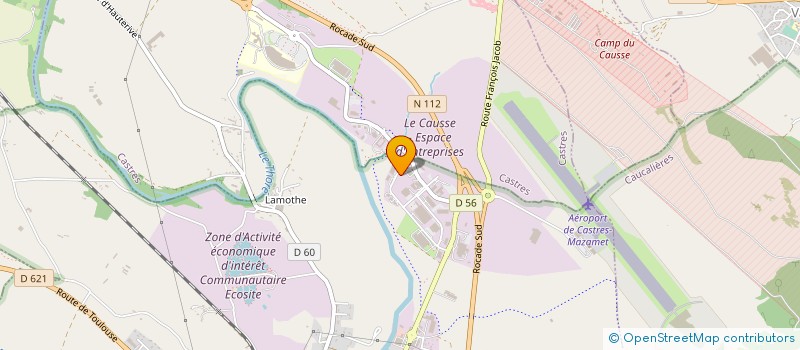 localisation de l'entreprise RENOV'HOME à LABRUGUIERE