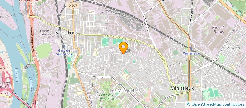 localisation de l'entreprise RENOV' HOME  VENISSIEUX