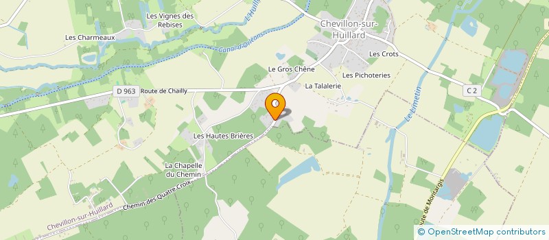 localisation de l'entreprise RENOV'HOME CONSEIL  CHEVILLON-SUR-HUILLARD