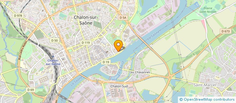 localisation de l'entreprise RENOV'HYGIEN à CHALON-SUR-SAONE