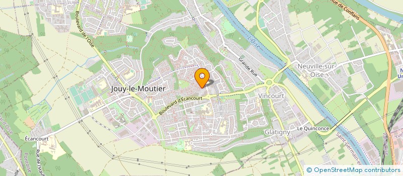 localisation de l'entreprise RENOV IMAZ à JOUY-LE-MOUTIER