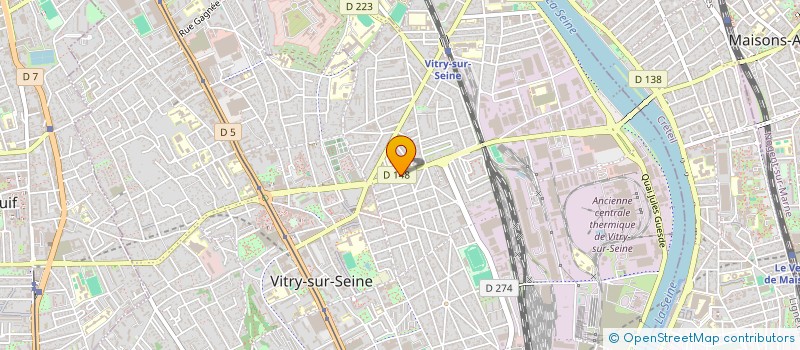 localisation de l'entreprise RENOV IMMO à VITRY-SUR-SEINE