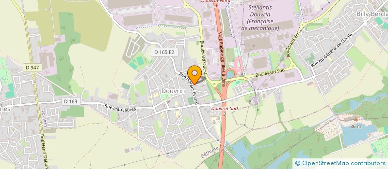 localisation de l'entreprise RENOV IMMO à DOUVRIN