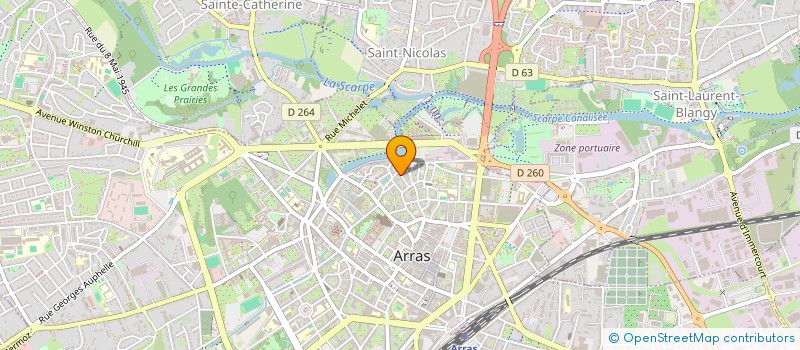 localisation de l'entreprise RENOV IMMO à ARRAS