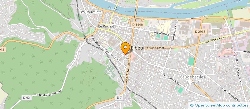 localisation de l'entreprise RENOV IMMO SARL à ELBEUF