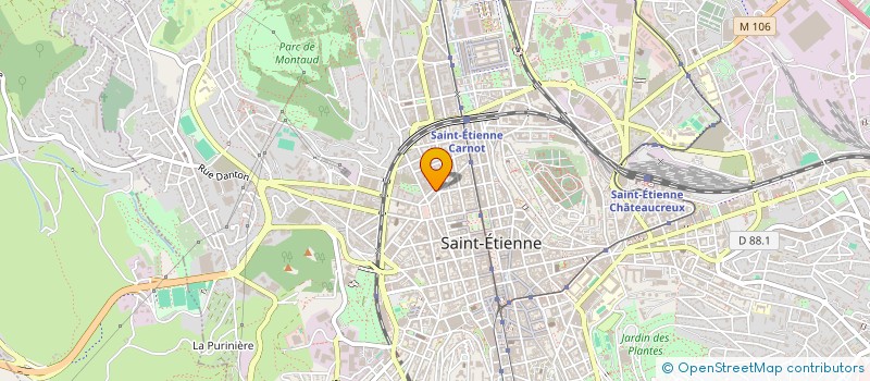 localisation de l'entreprise RENOV IMMOBILIER  SAINT-ETIENNE