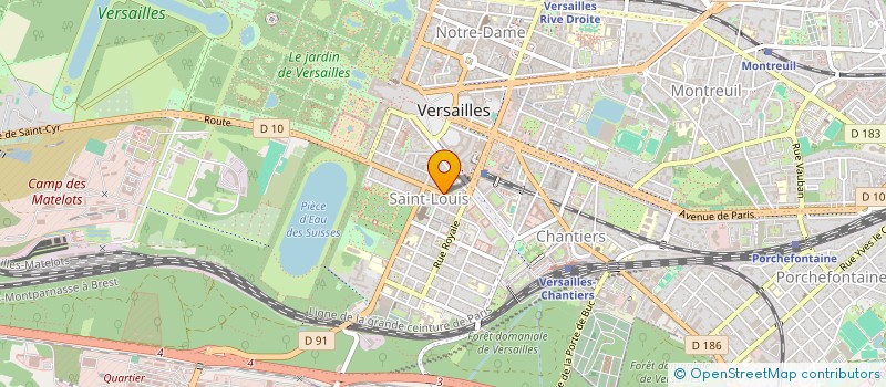 localisation de l'entreprise RENOV'IMMOBILIER à VERSAILLES
