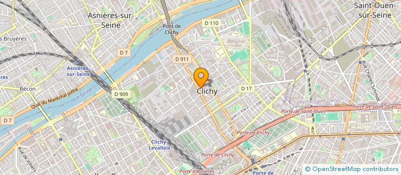 localisation de l'entreprise RENOV'IMMOBILIER SARL à CLICHY