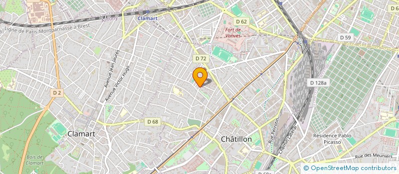 localisation de l'entreprise RENOV'IN à CHATILLON