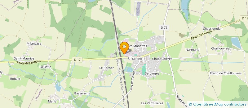 localisation de l'entreprise RENOV'IN à CHANEINS