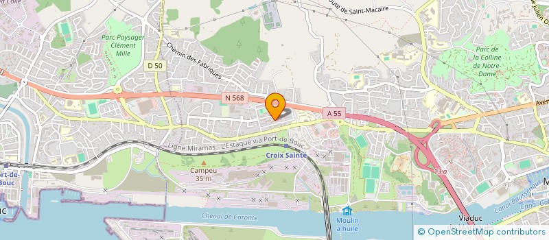 localisation de l'entreprise RENOV INNOV à MARTIGUES