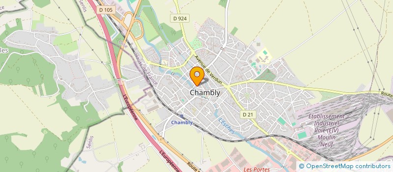 localisation de l'entreprise RENOV INTER à CHAMBLY