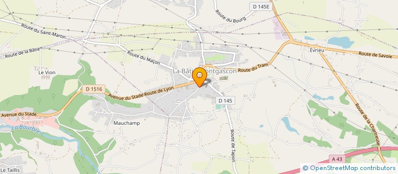 localisation de l'entreprise RENOV INTERIOR  LA BATIE-MONTGASCON