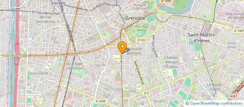 localisation de l'entreprise RENOV-INVEST à GRENOBLE