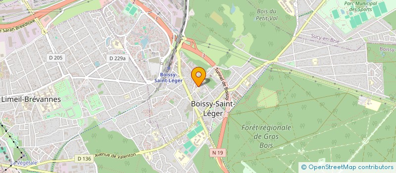 localisation de l'entreprise RENOV-INVEST à BOISSY-SAINT-LEGER