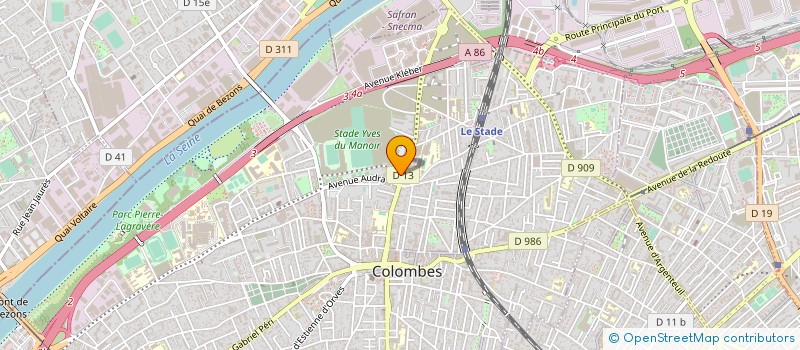 localisation de l'entreprise RENOV-ISO-DECO à COLOMBES