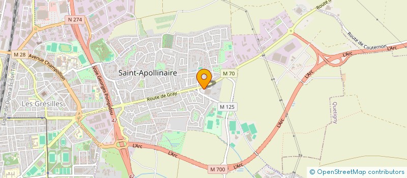 localisation de l'entreprise RENOV ISOLATION 21 à MARSANNAY-LA-COTE