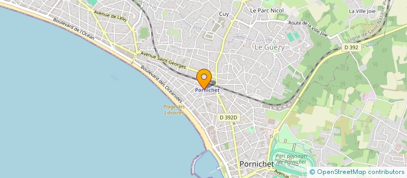 localisation de l'entreprise RENOV'ISOLATION44 à PORNICHET