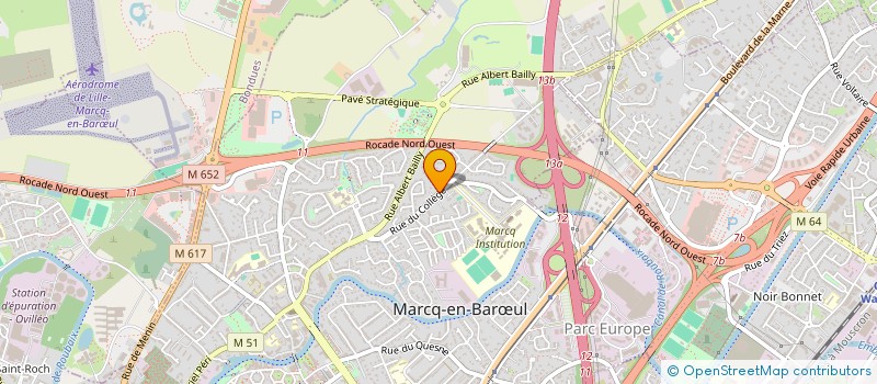 localisation de l'entreprise RENOV' LEZ-LILLE à MARCQ-EN-BARŒUL