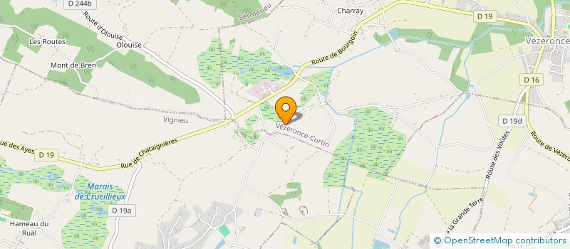 localisation de l'entreprise RENOV'& MACONNERIE  VEZERONCE-CURTIN