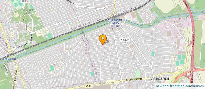 localisation de l'entreprise RENOV MACONNERIE G OLIVEIRA - BRITO  VILLEPARISIS