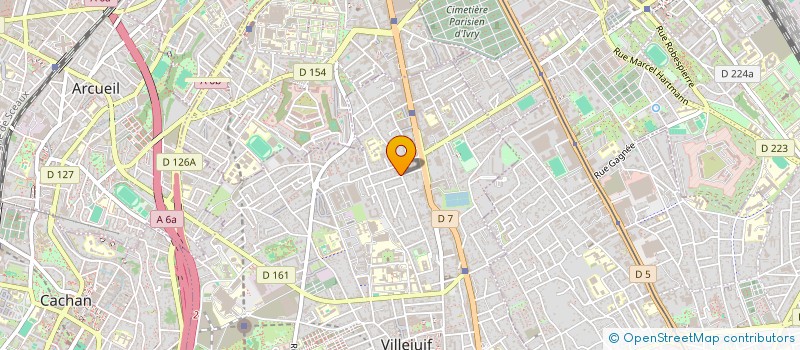 localisation de l'entreprise RENOV'MAX à VILLEJUIF