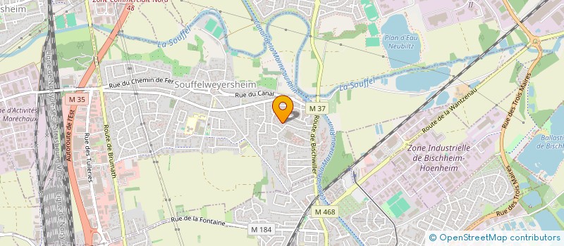 localisation de l'entreprise RENOV MH  SOUFFELWEYERSHEIM