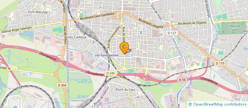 localisation de l'entreprise RENOV'MJ  CALAIS