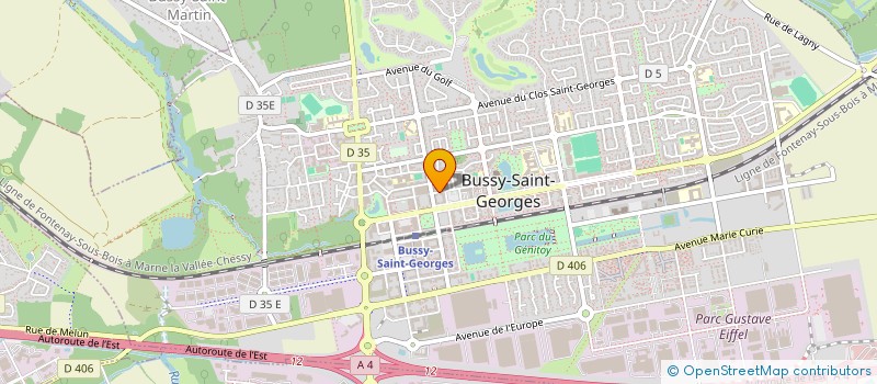 localisation de l'entreprise RENOV'MODE  BUSSY-SAINT-GEORGES