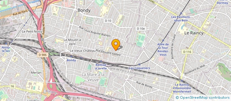 localisation de l'entreprise RENOV MPE  BONDY