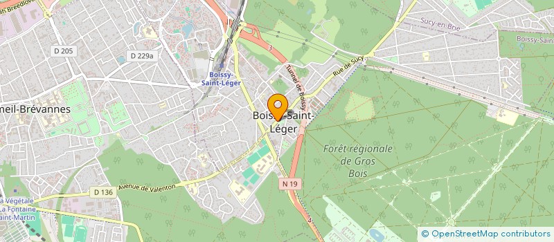 localisation de l'entreprise RENOV'NESS à BOISSY-SAINT-LEGER