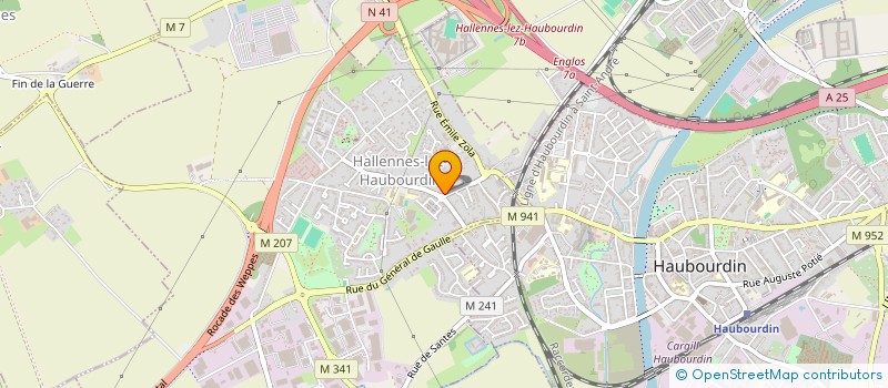 localisation de l'entreprise RENOV NORD à HALLENNES-LEZ-HAUBOURDIN