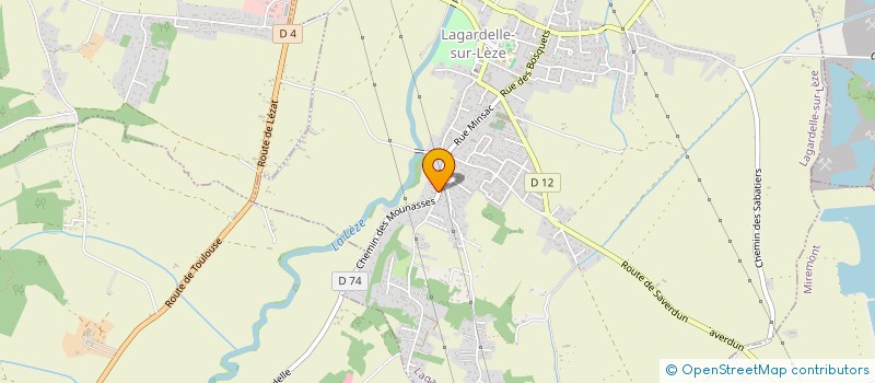 localisation de l'entreprise RENOV'OCCITANE  LAGARDELLE-SUR-LEZE